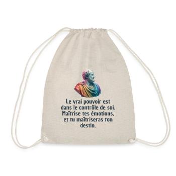 T-shirts Stoïcisme : L'inspiration à portée de soi - Sac de sport léger - nature - Devant