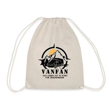 Camper T-Shirt, Hoody und Zubehör VanFan - Turnbeutel - Natur - Vorne