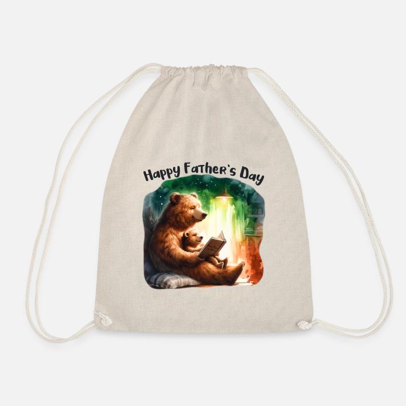 Bester Papa der Welt Vatertag - Turnbeutel - Natur