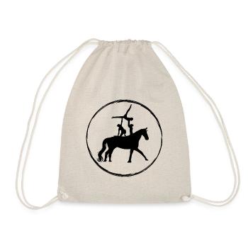 Vaulting horse - Drawstring Bag - nature - Front