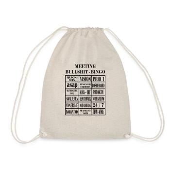 Meeting bullshit Bingo - Turnbeutel - Natur - Vorne