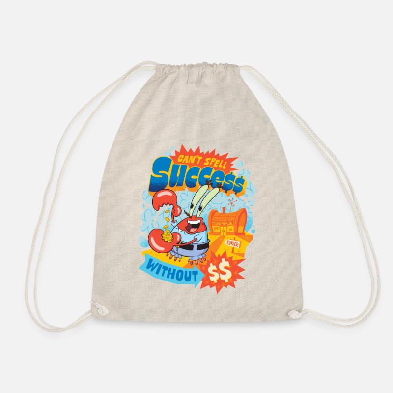 Spongebob Schwammkopf Mr. Krabs Lustiges Design - Turnbeutel - Natur