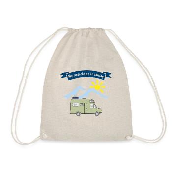my motorhome is calling - Turnbeutel - Natur - Vorne