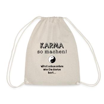 karma so machen - Turnbeutel - Natur - Vorne