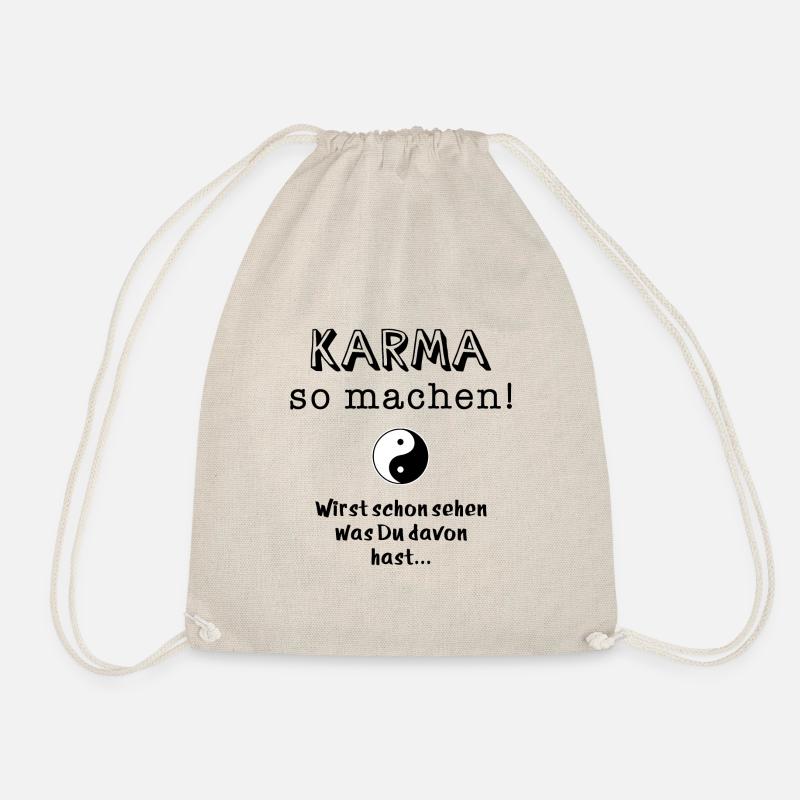 karma so machen - Turnbeutel - Natur