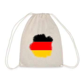 Germany Flag German Flag Used Look Homeland - Drawstring Bag - nature - Front