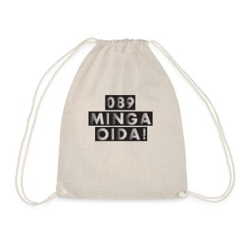 089 MINGA OIDA - 089 München Shirt - Turnbeutel - Natur - Vorne