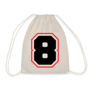 8 nombre symbole - Sac de sport léger - nature - Devant