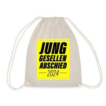 Junggesellenabschied 2024 Jga - Turnbeutel - Natur - Vorne