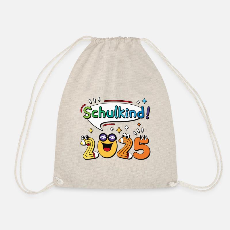 Schulkind 2025 Einschulung Schulanfang - Turnbeutel - Natur