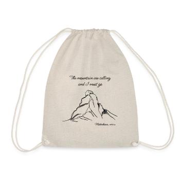 Matterhorn | Matterhorn - Drawstring Bag - nature - Front