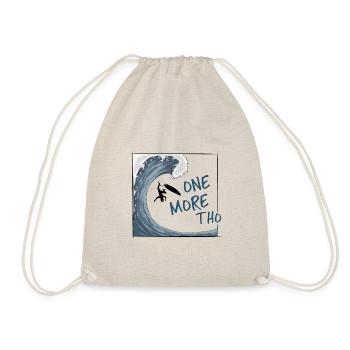 Encore une grosse vague ! Surfeur de vagues japonais - Sac de sport léger - nature - Devant