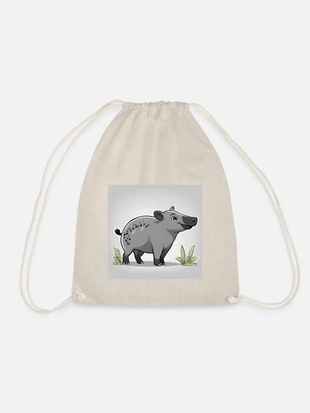Tapir - Turnbeutel - Natur