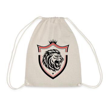 Bouclier de tête de symbole de lion - Sac de sport léger - nature - Devant