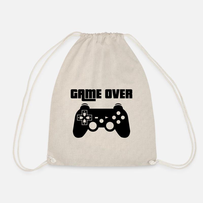 Game Over Play-Station - Turnbeutel - Natur