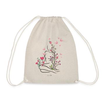 A fleurs de peau - Sac de sport léger - nature - Devant