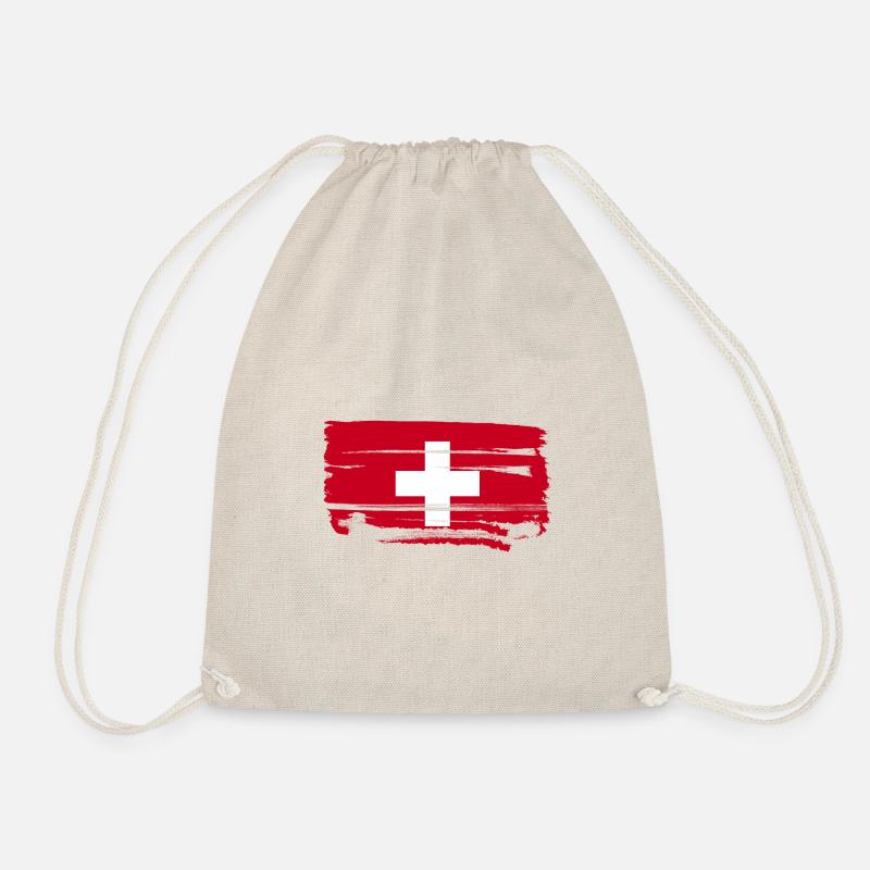Drapeau suisse drapeau suisse - Sac de sport léger - nature