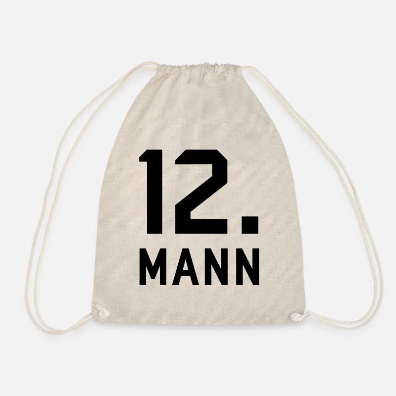 Zwölfter Mann - Turnbeutel - Natur