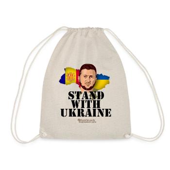 Ukraine Andorra - Drawstring Bag - nature - Front
