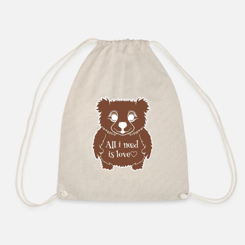 All i need is love - Turnbeutel - Natur