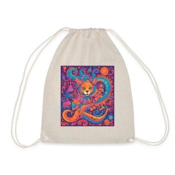 A fantastic creature in a colorful worldFantast - Drawstring Bag - nature - Front