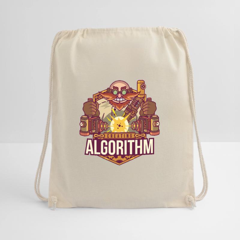 Software algorithm Drawstring Bag
