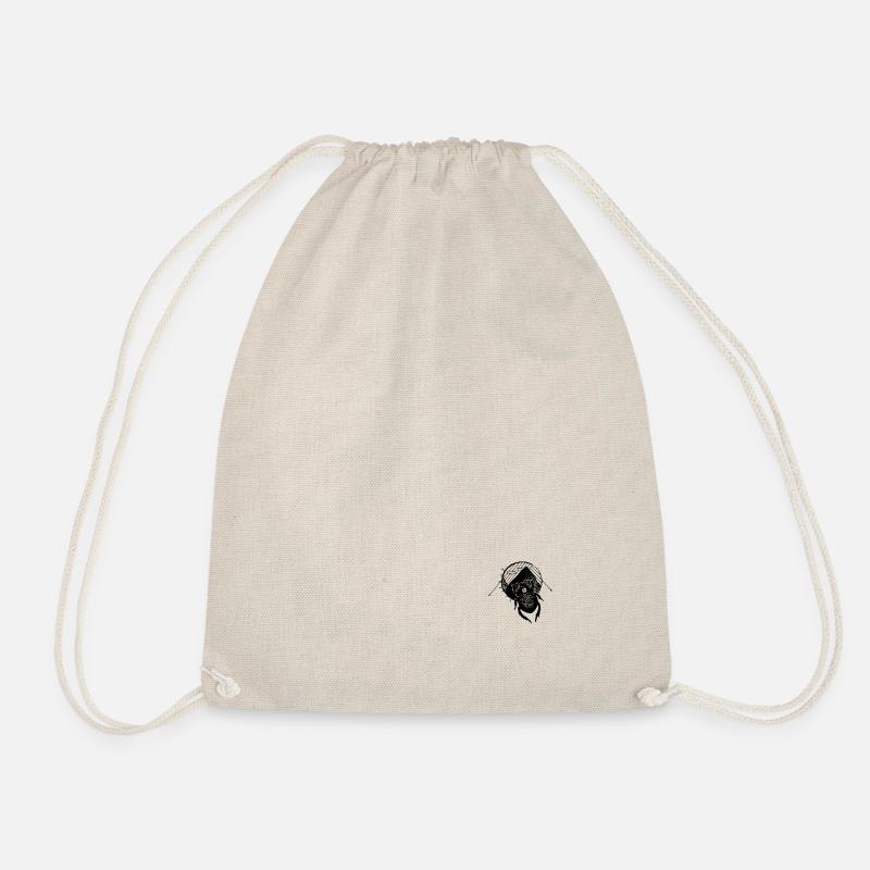 Black Beetle - Drawstring Bag - nature