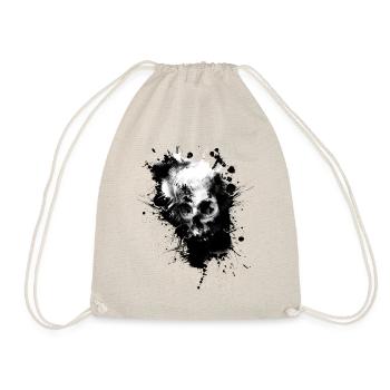 Skull - Drawstring Bag - nature - Front