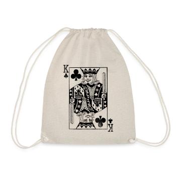 Croix roi carte à jouer - Sac de sport léger - nature - Devant