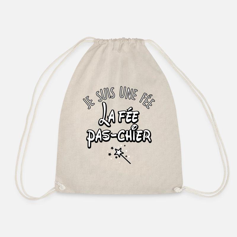 JE SUI UNE FÉE, LA FÉE PAS CHIER - Sac de sport léger - nature
