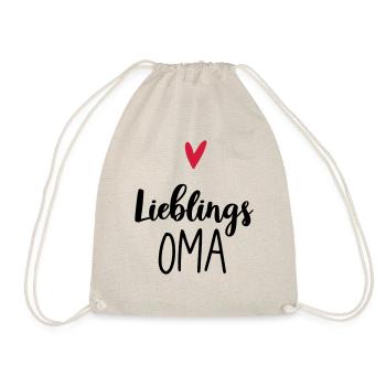 Favorite grandma - Drawstring Bag - nature - Front
