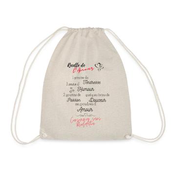 Recette de l'amour - Sac de sport léger - nature - Devant