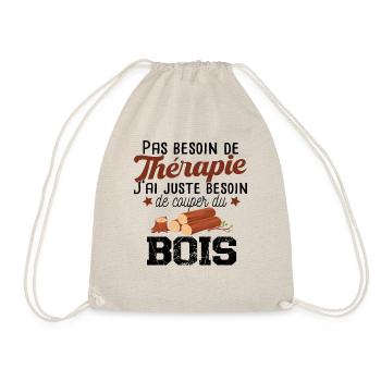 Bûcheron Forestier élagueur métier Forêt Bois - Sac de sport léger - nature - Devant