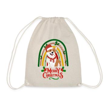 Noël Sweet Welsh Corgi Kawaii - Sac de sport léger - nature - Devant