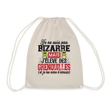 Grenouille Amphibien Cadeau Humour Étang Rainette - Sac de sport léger - nature - Devant