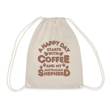 Café pour chiens de café berger australien - Sac de sport léger - nature - Devant