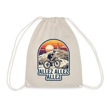 Mont Ventoux Gravel Bike Retro Sunset - Drawstring Bag - nature - Front