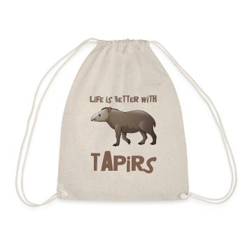 Tapir - Turnbeutel - Natur - Vorne
