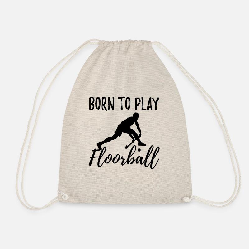 Floorball - Turnbeutel - Natur