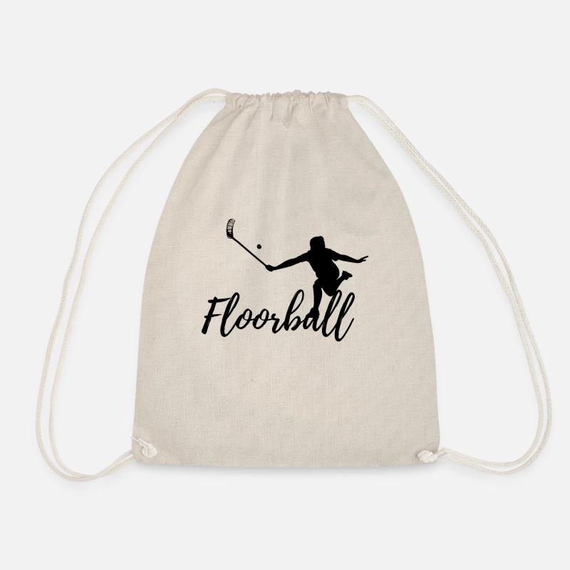 Floorball - Turnbeutel - Natur