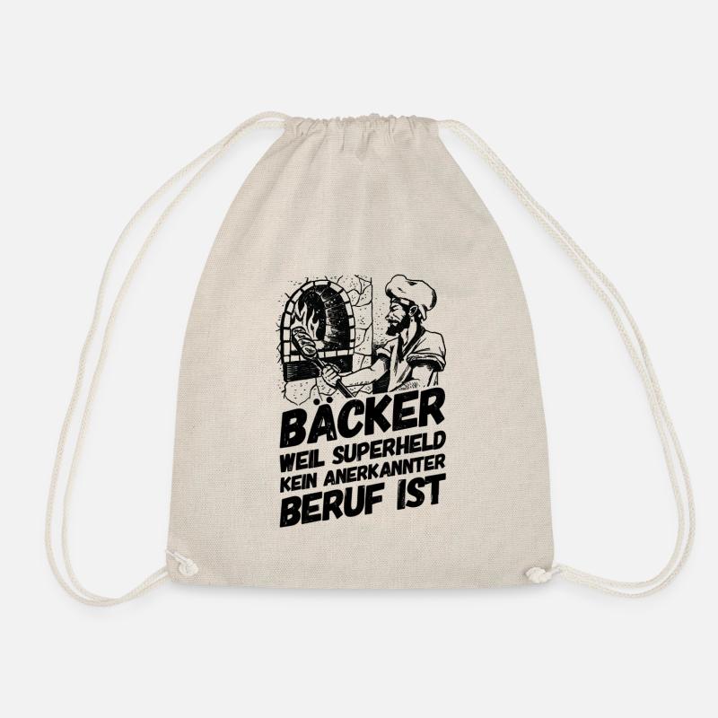 Bäcker Bäckerei Backwaren Backen - Turnbeutel - Natur