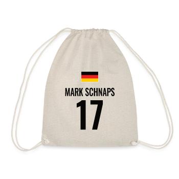 Fußball Sauf Trikot Deutschland Mallorca Gruppen - Turnbeutel - Natur - Vorne