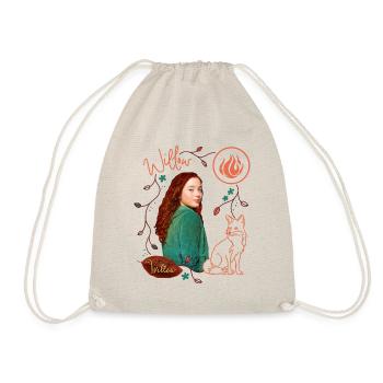 "Ein Mädchen Namens Willow" Willow Mit Fuchs Rufus - Turnbeutel - Natur - Vorne