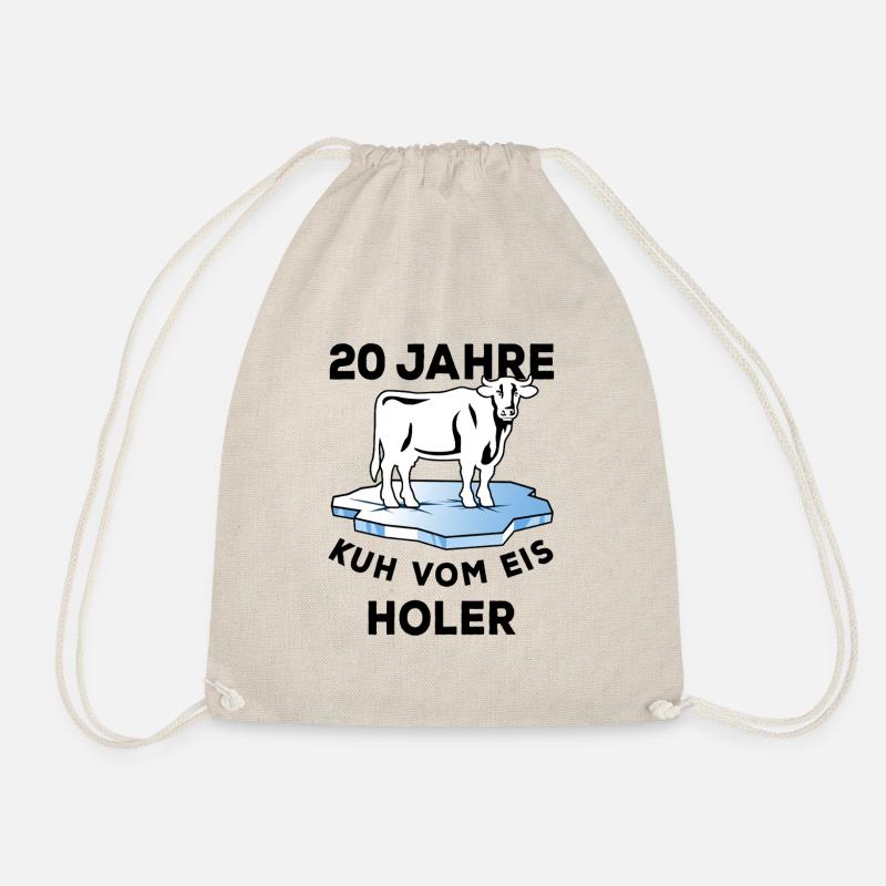 20 Jahre Kuh vom Eis Holer - Dienstjubiläum - Turnbeutel - Natur