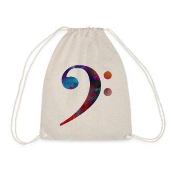 clé de fa #bassclef #musique - Sac de sport léger - nature - Devant