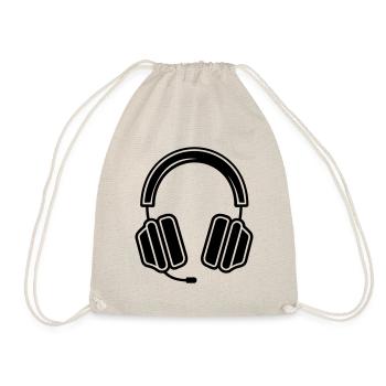 Gaming-Headset - Turnbeutel - Natur - Vorne