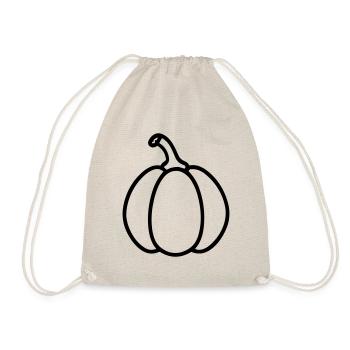 pumpkin - Drawstring Bag - nature - Front