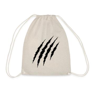 black claw - Drawstring Bag - nature - Front