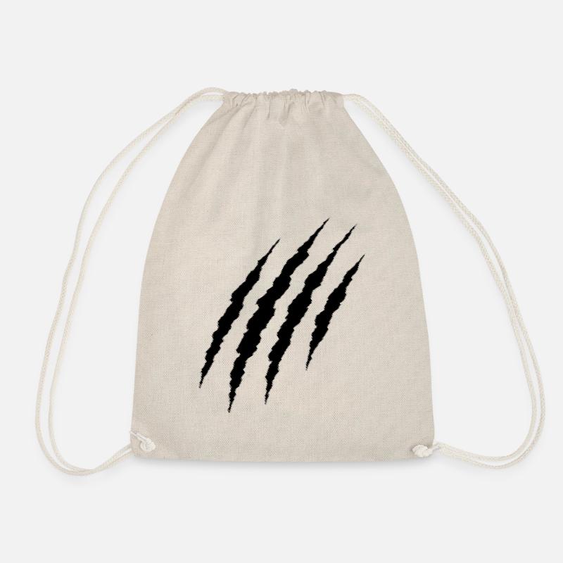 black claw - Drawstring Bag - nature