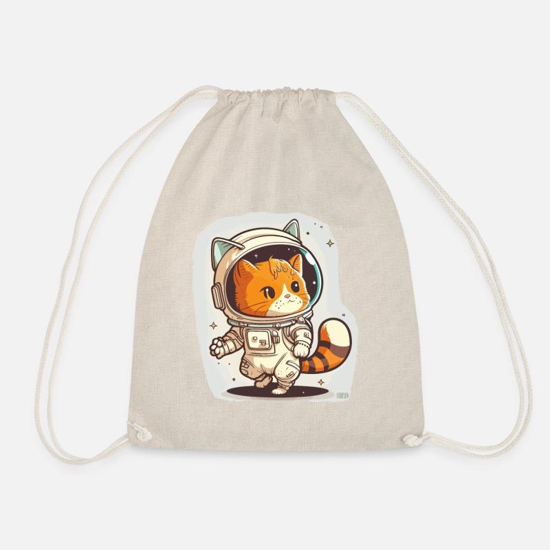 Kosmische Katze - Turnbeutel - Natur